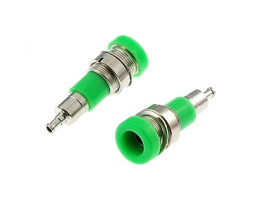 Клемма: Z010 4mm panel jack GREEN Клемма: Z010 4mm panel jack GREEN