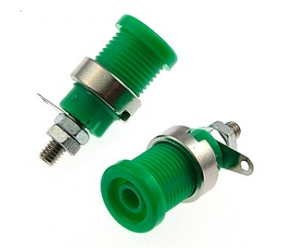 Клемма: Z012 4mm panel jack GREEN