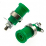 Клемма: Z012 4mm panel jack GREEN                         