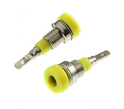Клемма: Z007 2mm panel jack YELLOW Клемма: Z007 2mm panel jack YELLOW