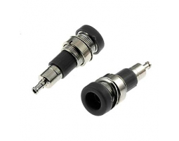 Клемма: Z010 4mm panel jack BLACK                         