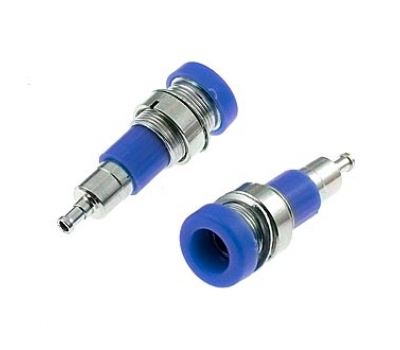 Клемма: Z010 4mm panel jack BLUE Клемма: Z010 4mm panel jack BLUE
