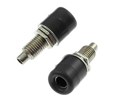 Клемма: Z011 4mm panel jack BLACK Клемма: Z011 4mm panel jack BLACK