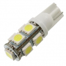 Освещение для автомобиля: T10 1W 9LED 5050 75Lm                             