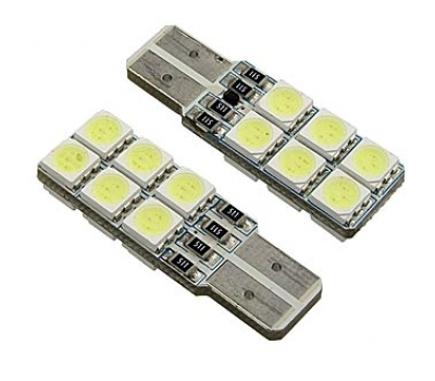 Освещение для автомобиля: T10 1.2W 12LED 5050 95Lm Освещение для автомобиля: T10 1.2W 12LED 5050 95Lm