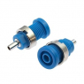 Клемма: Z014 4mm panel jack BLUE                          