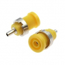 Клемма: Z014 4mm panel jack YELLOW                        