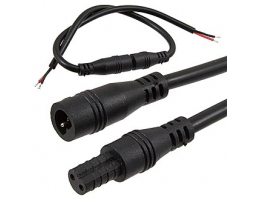 Разъем: 2P F/M 22AWG*2 L150mm BLACK IP65 Разъем: 2P F/M 22AWG*2 L150mm BLACK IP65