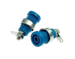 Клемма: ZP016 4mm Panel-mount Socket,BLUE                 