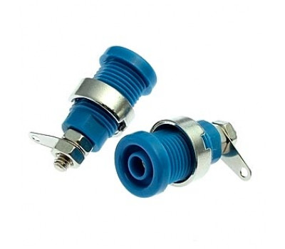 Клемма: ZP016 4mm Panel-mount Socket,BLUE