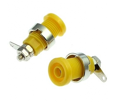 Клемма: Z016 4mm panel jack YELLOW