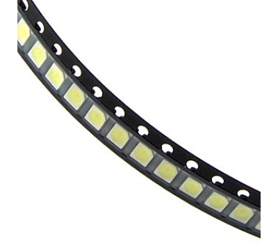 Светодиод SMD: 3528 W 3-4Lm 5500-7000K 3V 20mA Светодиод SMD: 3528 W 3-4Lm 5500-7000K 3V 20mA