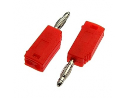 Клемма: Z027 2mm Stackable Plug RED Клемма: Z027 2mm Stackable Plug RED