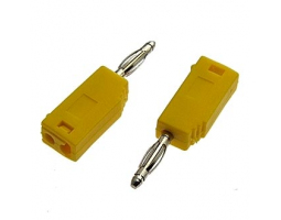 Клемма: ZP-027 2mm Stackable Plug YELLOW Клемма: ZP-027 2mm Stackable Plug YELLOW