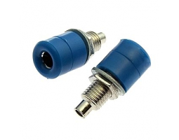 Клемма: ZP-031 4mm Socket BLUE                            