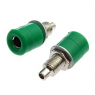 Клемма: ZP-031 4mm Socket GREEN                           