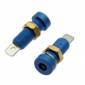 Клемма: ZP-032 4mm Socket BLUE                            