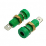 Клемма: Z032 4mm Socket GREEN                             