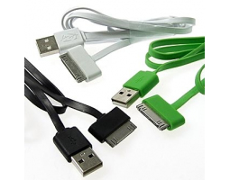 Шнур для мобильных устройств: USB to iPhone 4 UltraFlat 1m                      