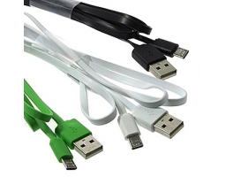 Шнур для мобильных устройств: USB to Micro USB UltraFlat 1m                     