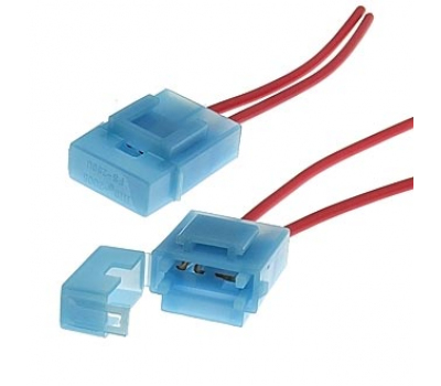 Держатель: Fuse holder, plastic, Cu 10CM