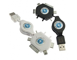 Шнур для мобильных устройств: USB to 6 mobile charging (65cm)                   