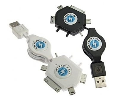 Шнур для мобильных устройств: USB to 6 mobile charging (65cm)