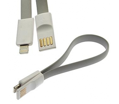Шнур для мобильных устройств: USB to iPhone 5 Magnet Flat 20cm