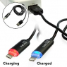 Шнур для мобильных устройств: USB to iPhone 5 Red/Blue LED cheker               