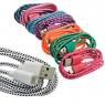 Шнур для мобильных устройств: USB to iPhone5 round braid 1m                     