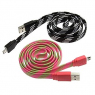 Шнур для мобильных устройств: USB to micro USB Flat FB 1M                       