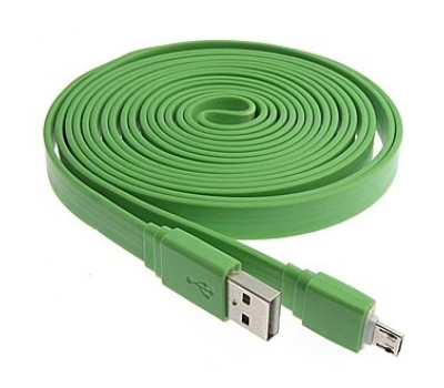 Шнур для мобильных устройств: USB to MicroUSB big Flat 3m
