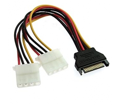 Компьютерный шнур: SATA 15 2x4P Power