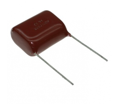 Конденсатор: 3.3uf     100v  10%  CL21