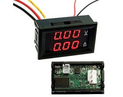 Прибор цифровой: 0-100V 0-10A Red                                  