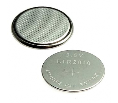 Аккумулятор: LIR2016 Li-ion 20.0*1.6 3,6V 12mah