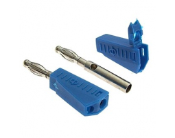 Клемма: ZP-040 4mm Stackable Plug BLUE                    