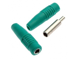 Клемма: Z041 4mm Cable jack  GREEN                        