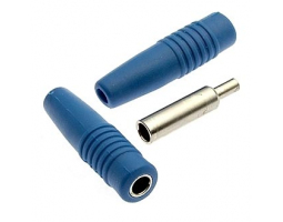 Клемма: ZP-041 4mm Cable Socket BLUE Клемма: ZP-041 4mm Cable Socket BLUE