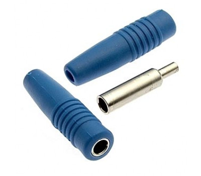 Клемма: ZP-041 4mm Cable Socket BLUE