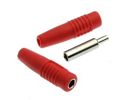 Клемма: ZP-041 4mm Cable Socket RED                       