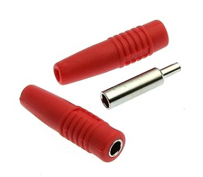 Клемма: Z041 4mm Cable jack RED