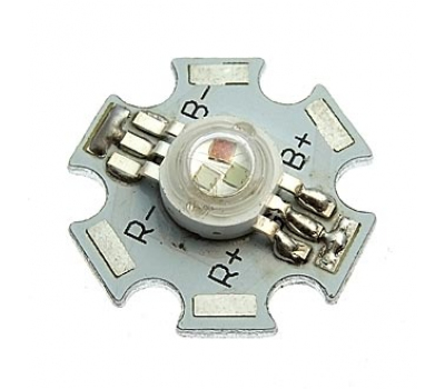 Мощные светодиоды: 5WR 6.5V 200-240LM RGB Мощные светодиоды: 5WR 6.5V 200-240LM RGB