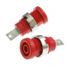 Клемма: ZP013 4mm Panel-mount Socket,RED                  