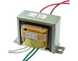 Трансформатор: EI66*28 220v to 2x12v 25W Трансформатор: EI66*28 220v to 2x12v 25W
