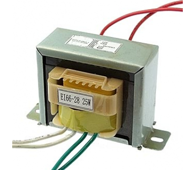 Трансформатор: EI66*28 220v to 2x12v 25W Трансформатор: EI66*28 220v to 2x12v 25W
