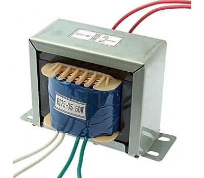 Трансформатор: EI75*35 220v to 2x12v 50W Трансформатор: EI75*35 220v to 2x12v 50W