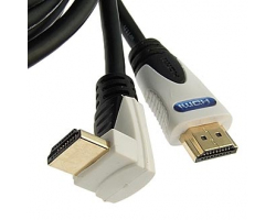 Шнур интерфейсный: HDMI to HDMI 90* 1.4v OFC 10m                     