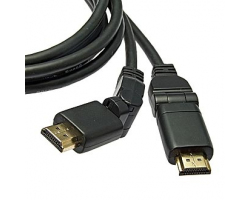 Шнур интерфейсный: HDMI to HDMI 360* 1.4v OFC 10m                    