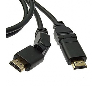 Шнур интерфейсный: HDMI to HDMI 360* 1.4v OFC 1m